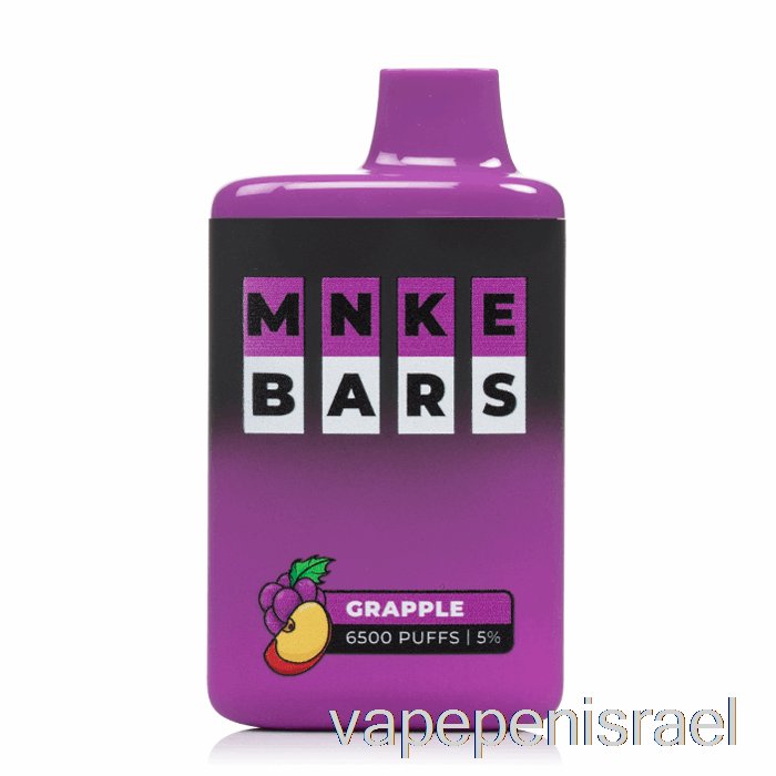 חד פעמי Vape Israel Mnke Bars 6500 גרפל חד פעמי